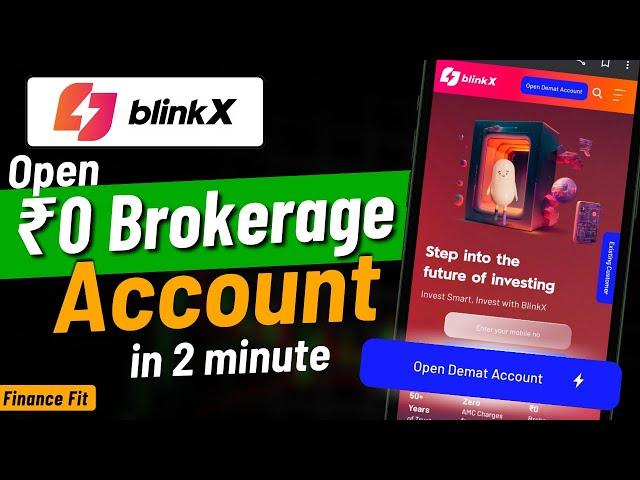 BlinkX me Account Kaise Banaye? | BlinkX Demat Account Opening Process 2024