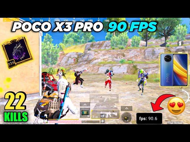 POCO X3 PRO 90 FPS PUBG TEST I POCO X3 PRO PUBG WITH FPS METER | 5 Finger + Full Gyro | Pubg Mobile