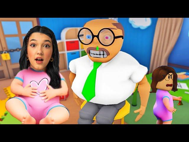 OS BEBÊS FUGIRAM DO TIO DA ESCOLA (Team Daycare Escape) | Luluca Games