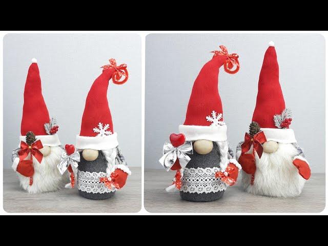 Do-it-yourself fairy gnomes from Socks without sewing