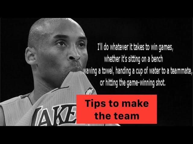 Tips For Tryouts! (How To Make The Team!)