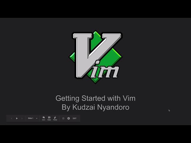 Getting Started With Vim