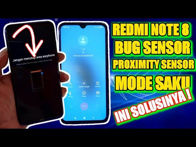 SENSOR ERROR‼️ JANGAN MENUTUPI AREA EARPHONE‼️ REDMI NOTE 8// JKS opreker handphone