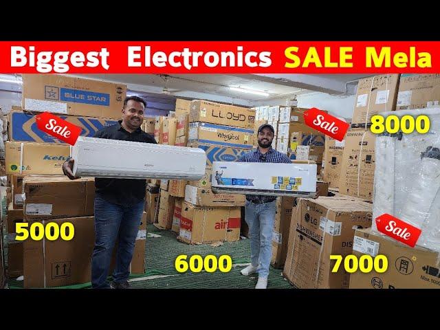 AC के साथ Scooty फ्री, 1 लाख तक की छूट | Cheapest Electronics Warehouse | AC, Fridge, WM, LED Sale