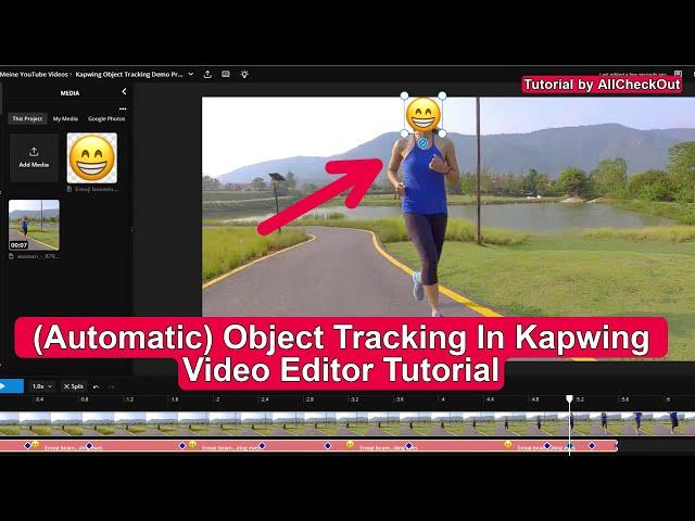 (Semi Automatic) Object Tracking in Kapwing Video Editor: (Face) Blurring Tutorial