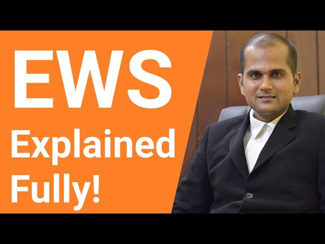 EWS (Economically Weaker Section) explained by Advocate  Saranvana Moorthy | EWS Certificate.