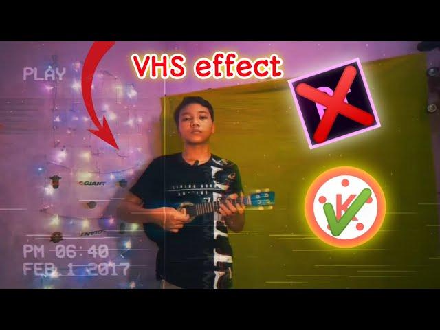 Cara Mengedit Video VHS effect di kinemaster | editing video