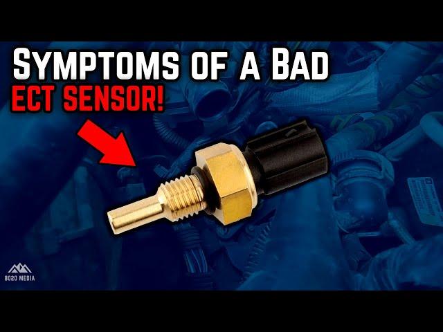 Signs & Symptoms of a Bad Engine Coolant Temperature Sensor! (ECT Sensor)