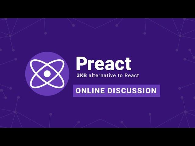 ️ Preact: A production ready, 3KB alternative to React