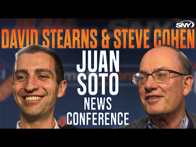 Steve Cohen and David Stearns on how Juan Soto will improve Mets' lineup | SNY