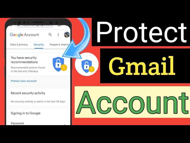 You Have Security Recommendations Security Checkup protect gmail account Technical zia khan