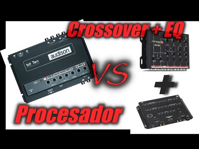 DR AUDIO- PROCESADORES VS EQUALIZADOR + CROSSOVER /COMPARACION /DIFERENCIAS / REVIEW / SPECS