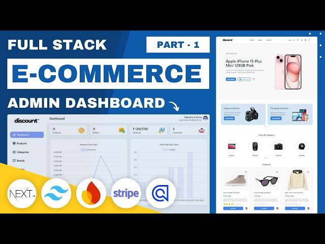 Build a Full Stack E-Commerce Website with Next.js 14, Tailwind, Firebase, Stripe & Algolia | Part-1