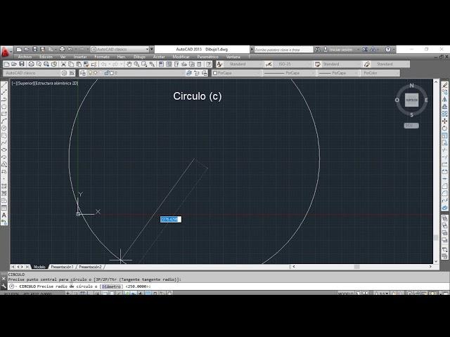 Círculo |  AutoCAD | Curso