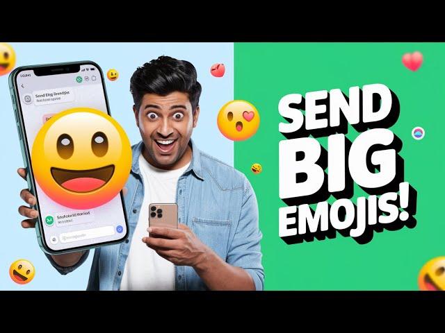 How to Send Big Size Emoji on WhatsApp