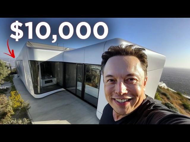 Elon Musk Revealed $10,000 Net Zero Tesla Home for Market