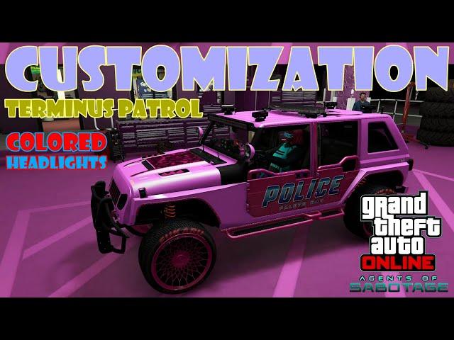 Canis Terminus Patrol Customization  Police Car  Agents of Sabotage | GTA 5 Online