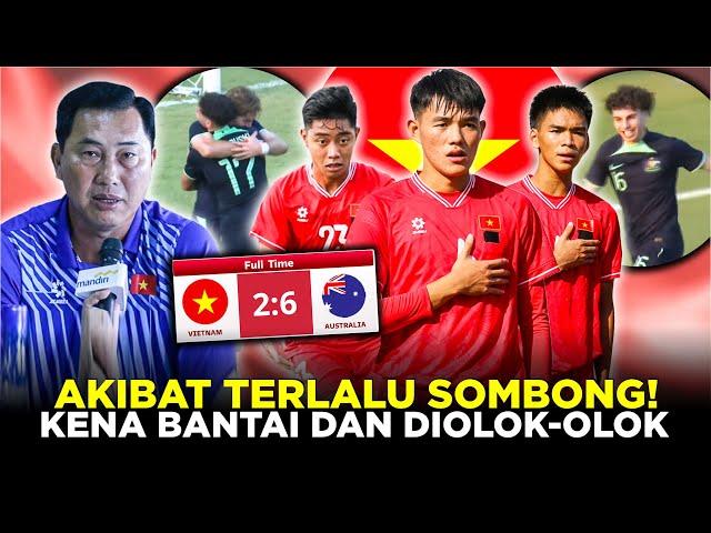 AKIBAT TERLALU SOMBONG! VIETNAM U19 JADI BAHAN OLOK-OLOK SETELAH DIBANTAI AUSTRALIA 6-2