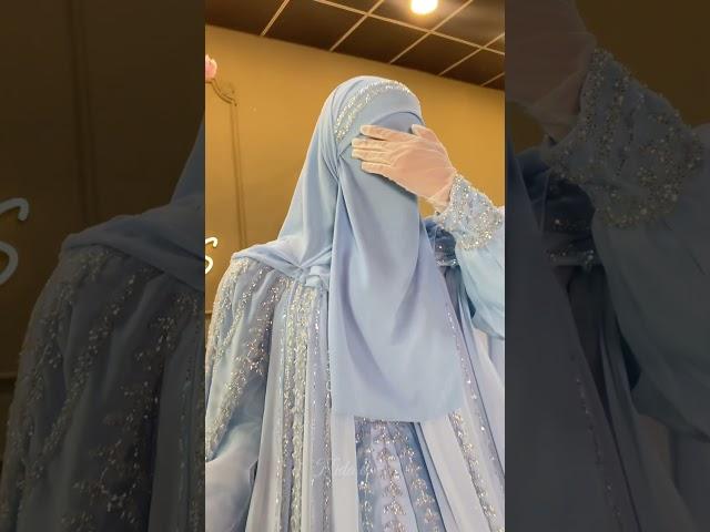 wedding dress#muslimah #abaya #trending #youtubeshorts #viral