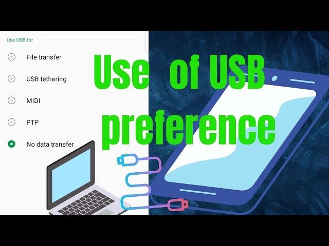 USB preference options explained | What is MIDI & PTP | Mobile to PC connect USB option mean