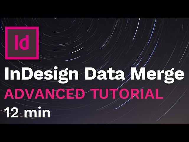 InDesign Data Merge - Advanced Tutorial (Multiple records per page)