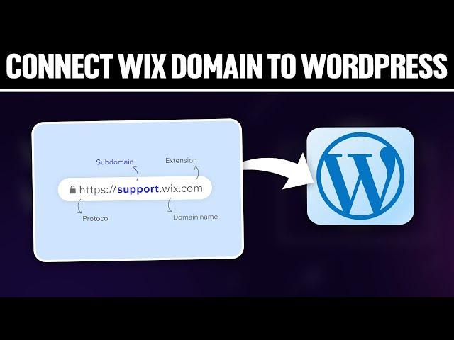 How To Connect Wix Domain To WordPress 2024! (Full Tutorial)