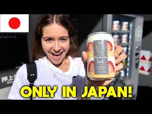 Trying CRAZY Japanese Vending Machines in Tokyo! 