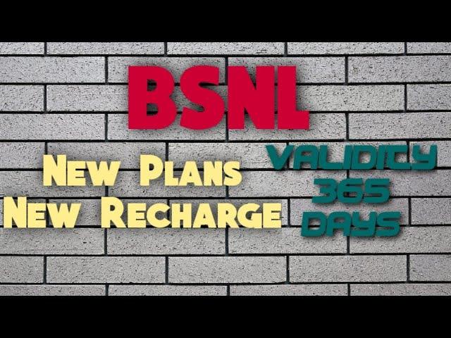 Bsnl New Plan FRc