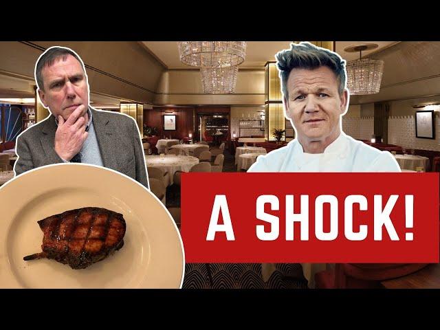 I Review GORDON RAMSAY'S SAVOY GRILL RESTAURANT! A SHOCK!