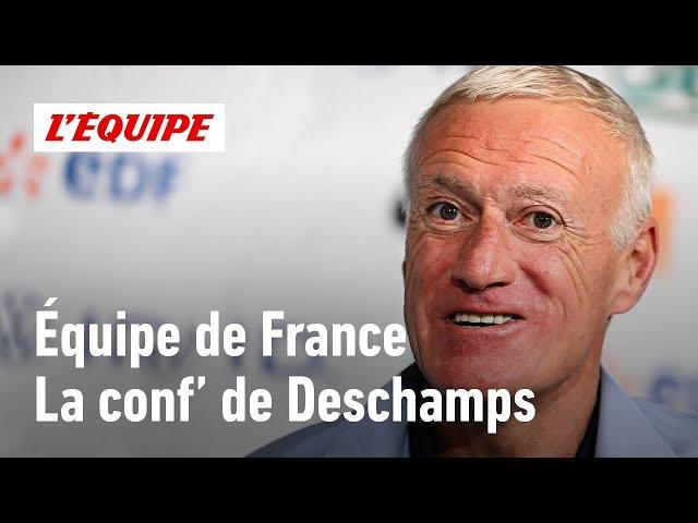 France-Israël : Polémique Mbappé, Tchouaméni capitaine, politique...La conf' de presse de Deschamps