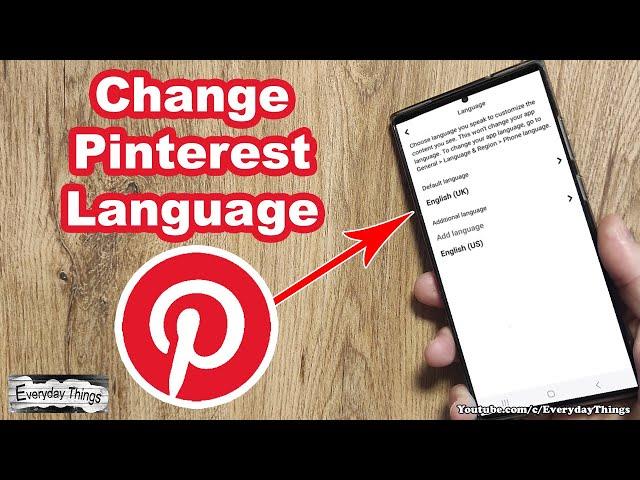 How to Change Pinterest Language - Easy Steps!