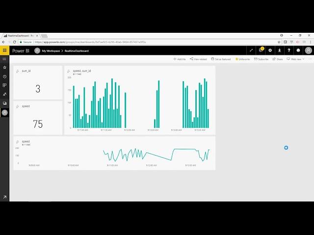 Power BI Streaming Real Time Dashboards in 10 minutes - DIY -40-of-50