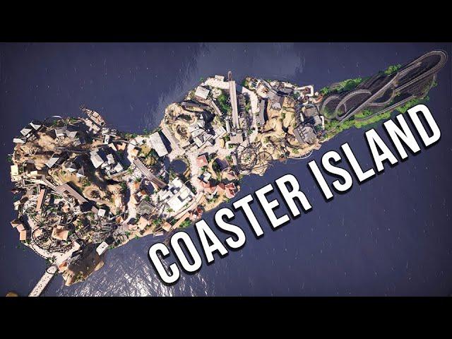 14 Roller Coasters!: Coaster Island in 4K w/ Reshade!