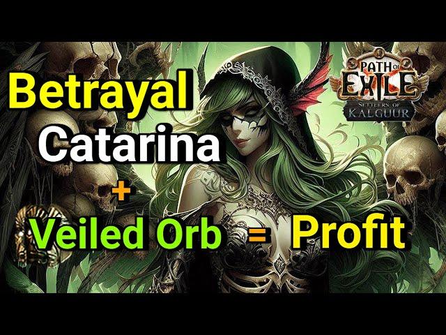 [PoE 3.25] Betrayal farming guide low to ZERO investment strategy | A Catarina Rush Veiled Orb Farm