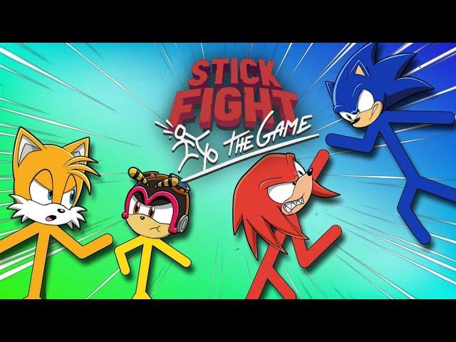 Charmy Plays Stick Fight Ft. Tails and Sonic Pals, Emerald Masters & Gotta Go Fast!