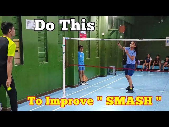 How to improve SMASH in badminton || Badminton Smash Technique || Badminton Training