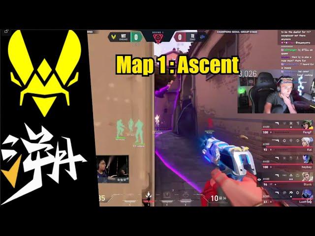 FNS reacts to VIT vs TE | Map 1 | Valorant Champions 2024 |