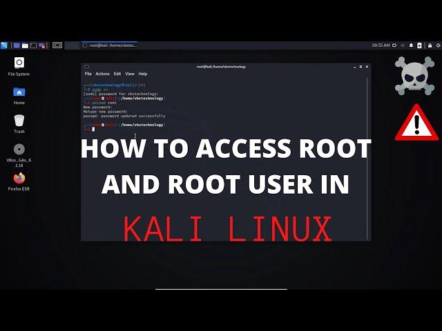 How to acces root and root user on Kali Linux(ful tutorial)