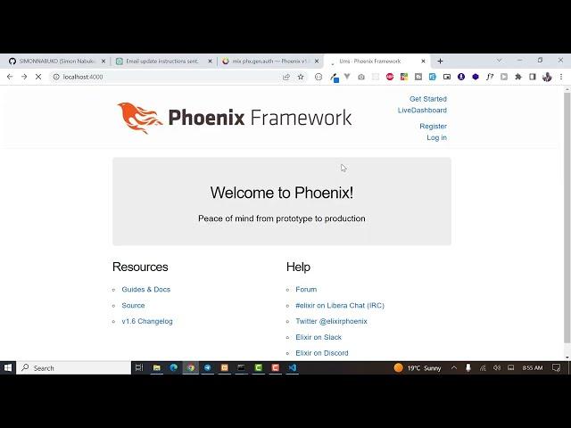 How to implement authentication scaffolding  in Phoenix Elixir Framework