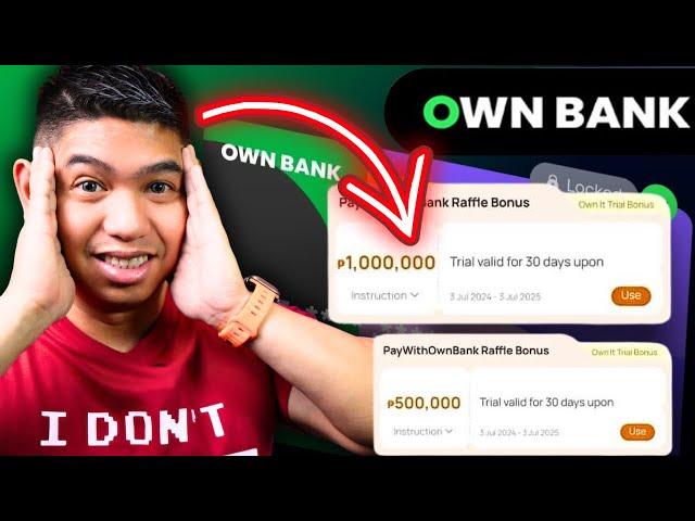 Hindi Papahuli si OWN Bank! Win ₱1M or ₱500k Voucher for 30 Days! New Own Bank Card Promo!