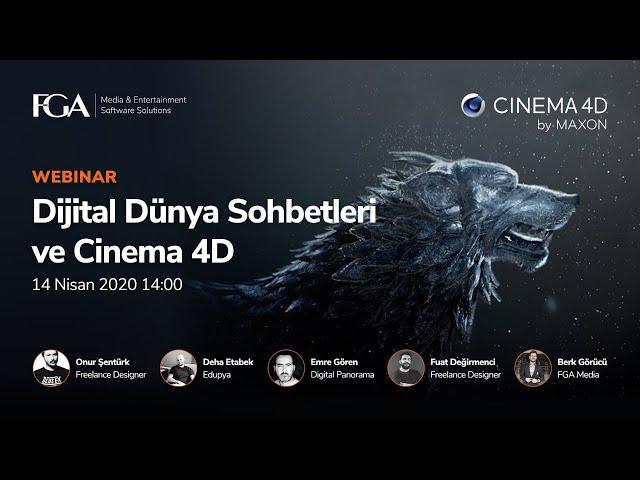 Dijital Dünya Sohbetleri ve Cinema 4D #3 - Onur Şentürk, Deha Etabek, Emre Gören, Fuat Değirmenci