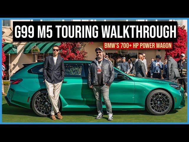 Full BMW G99 M5 Touring Walkthrough on the Pebble Beach Concept Lawn!