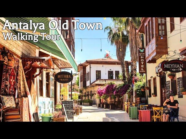 Antalya Old Town Walking Tour | Explore Turkey in 4k