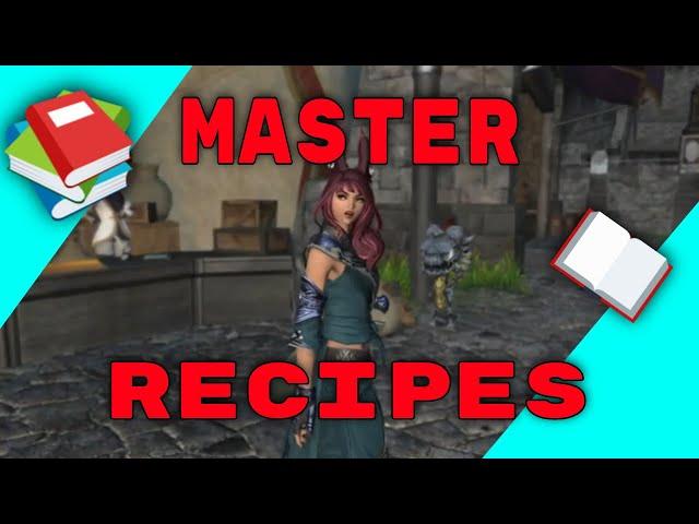 FFXIV Master Recipe Books Where To How To & When To Get Them PS4 /5 Or PC
