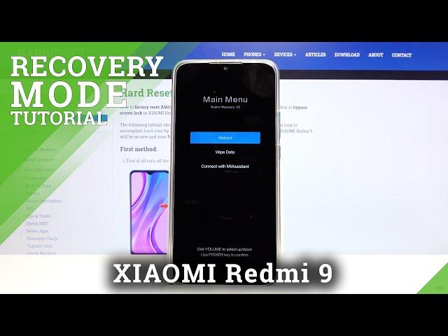 Recovery Mode in XIAOMI Redmi 9 – How to Open / Use / Quit Recovery Menu