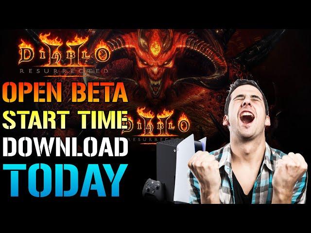 Diablo 2 Resurrected: Open BETA Start Times, End Date & Download Starting Today!