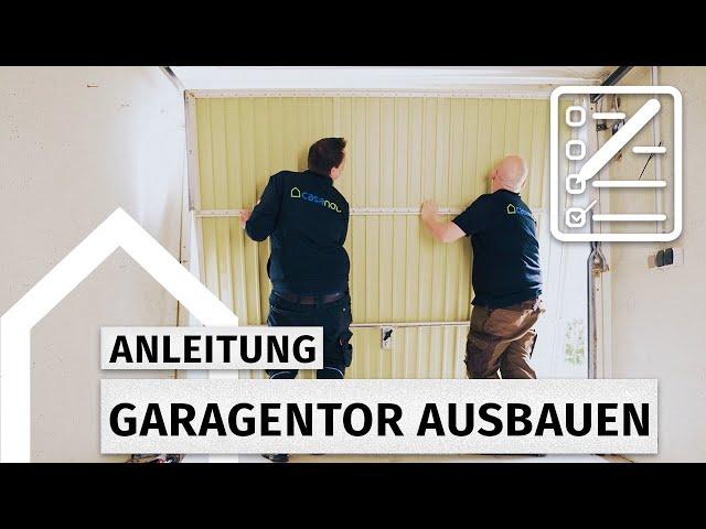 Garagentor ausbauen - So geht's | Anleitung casando