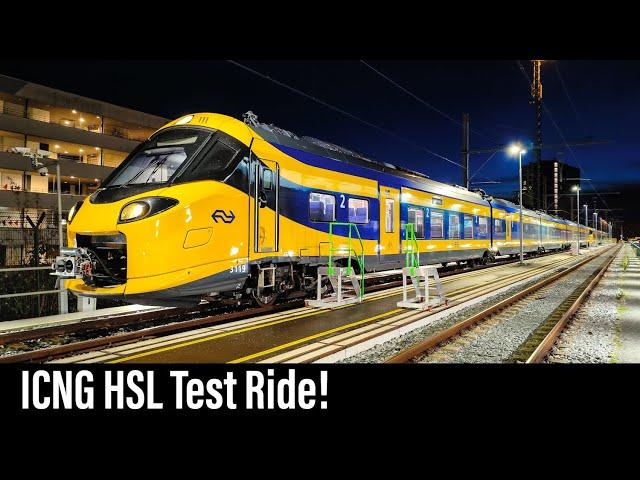 Train Cab Ride NL / ICNG HSL Test Ride! / Watergraafsmeer - Amsterdam - Breda / ICNG / December 2022