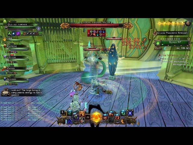 Neverwinter Imperial Citadel 1st Boss Live Walkthrough (not best quality)