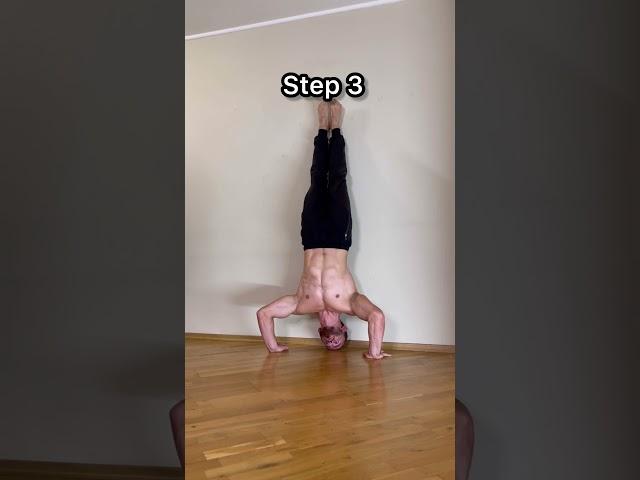 7 step tutorial handstand push-up